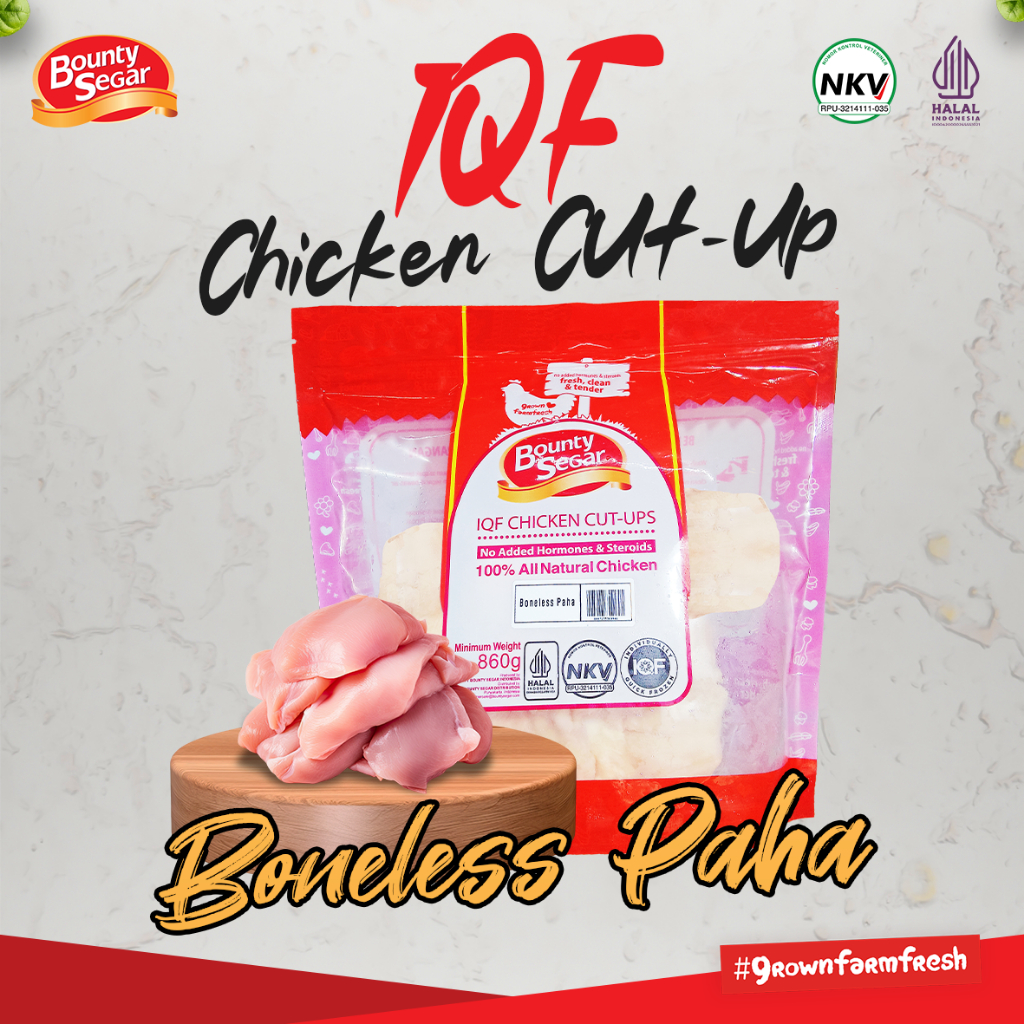 

Daging Boneless Paha Ayam Beku IQF Frozen Chicken - Bounty Segar