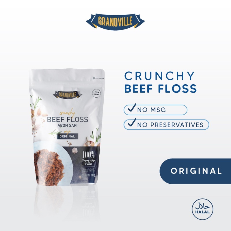 

Grandville Abon SAPI Crunchy No MSG Abon MPASI - KIDOOSAURUS.CO