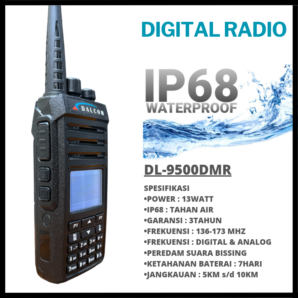 HT DALCOM JAPAN DL-9500 DMR HT DIGITAL