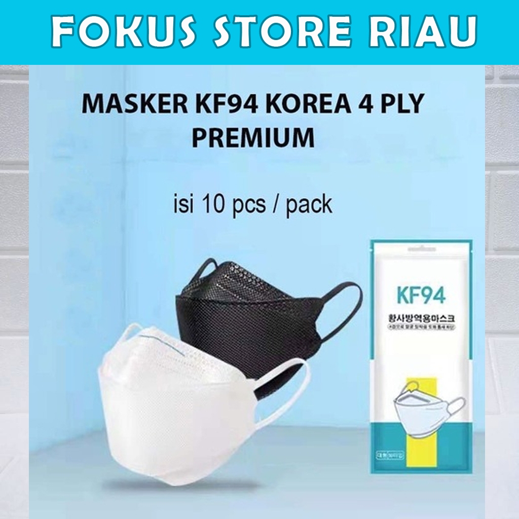 Masker KF94 Earloop Korea 4 Ply 10 Pcs