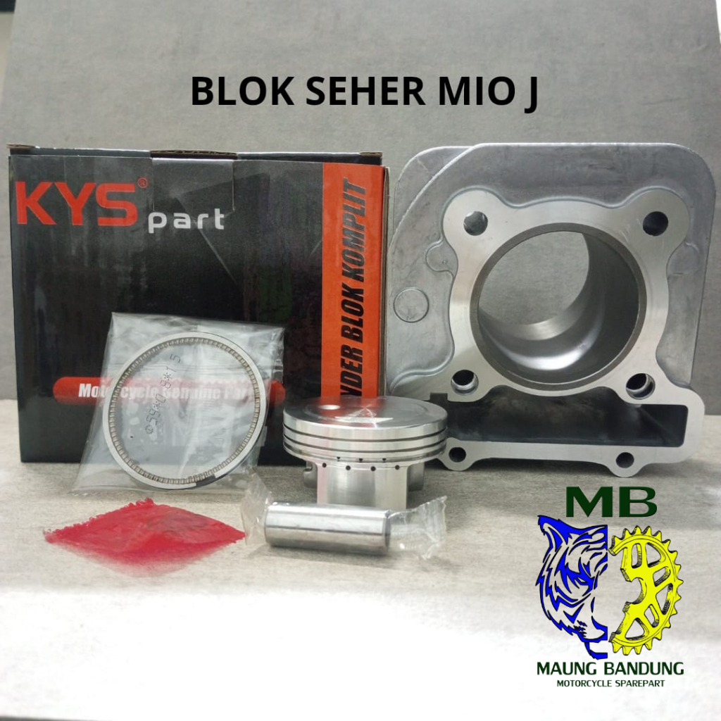 BLOK SEHER MIO J 59MM KYS BORE UP RACING CYLINDER BLOK 1SET  MIO J  59  BORE UP RACING MERK KYS PART