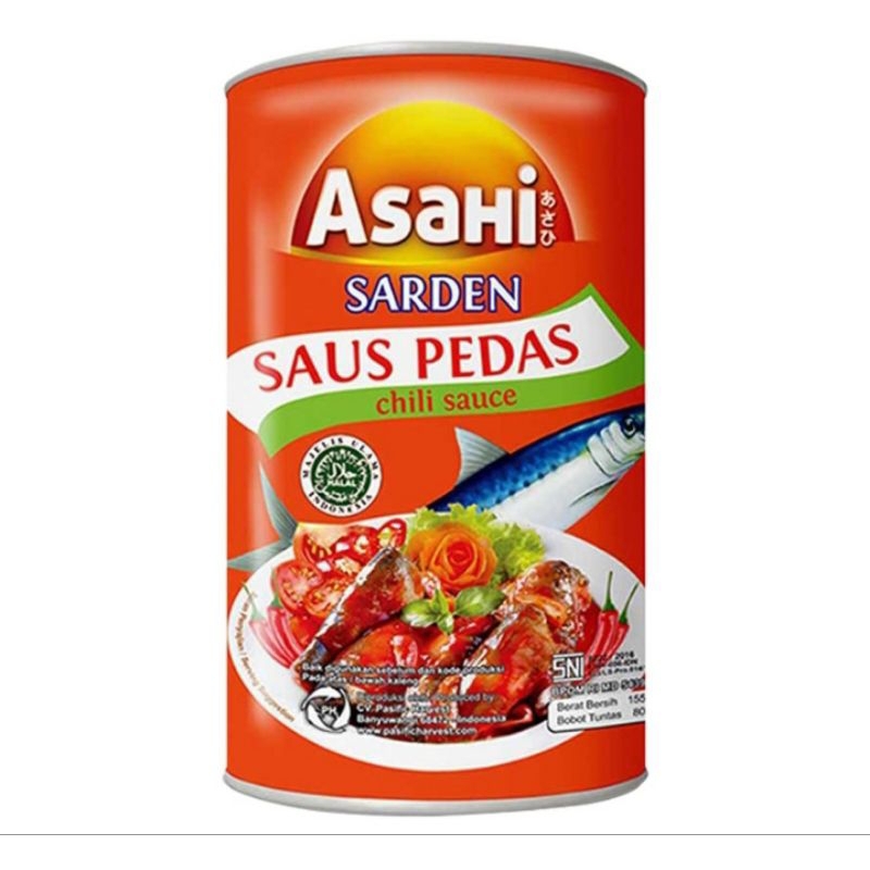 

Asahi Sardines Pedas Can 155 g