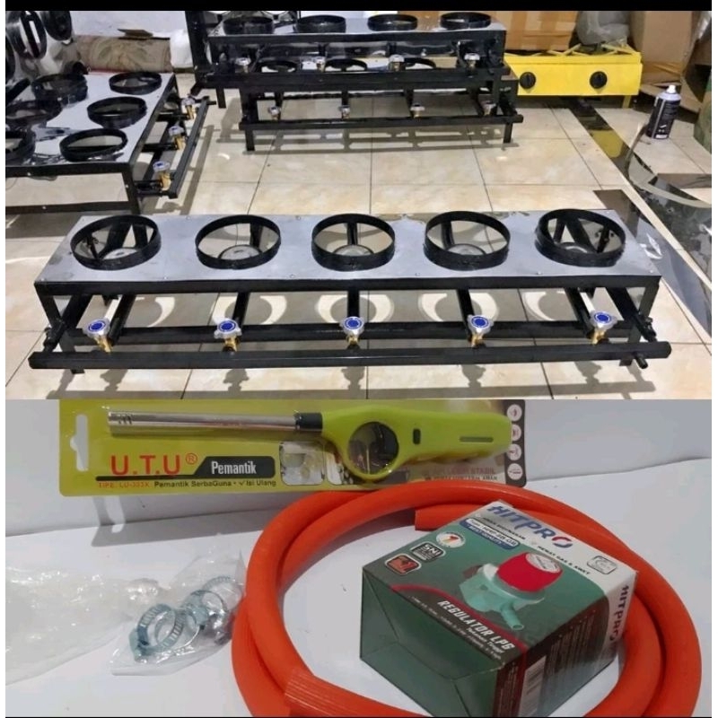 Kompor serabi solo martabak mini 5 tungku