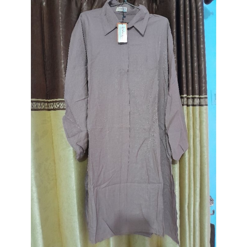 Setelan Celana Polo shimer  dan Cringkle by Azalia Hijab, muat BB 80kg an