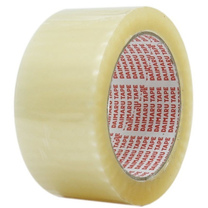 

ISOLASI LAKBAN DAIMARU TAPE BENING TRANSPARAN LEBAR 2INCH 5cm