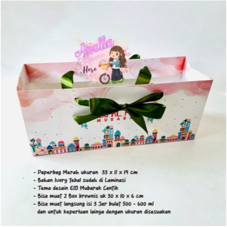 

Paperbag size 33 x 11 x 14 cm Tema EID / Idul Fitri