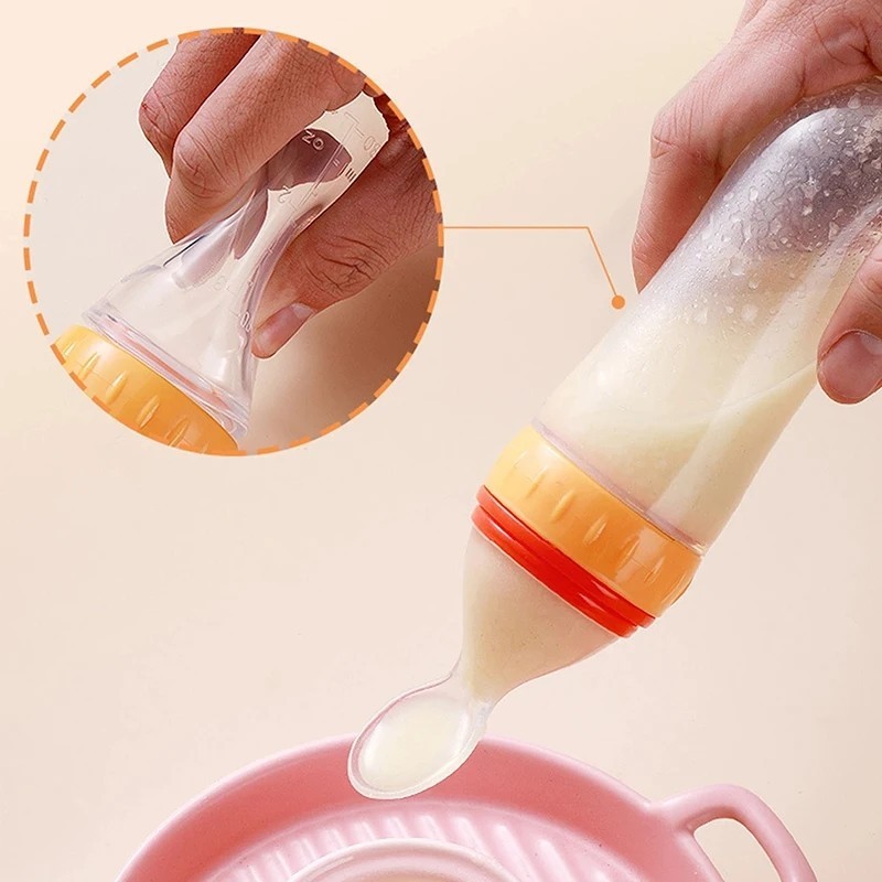 Bottle Feeder - Botol Sendok Baby Silicon BPA Free - Sendok Botol Bayi