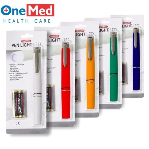 Penlight Led Onemed Senter Dokter Lampu Terang Putih
