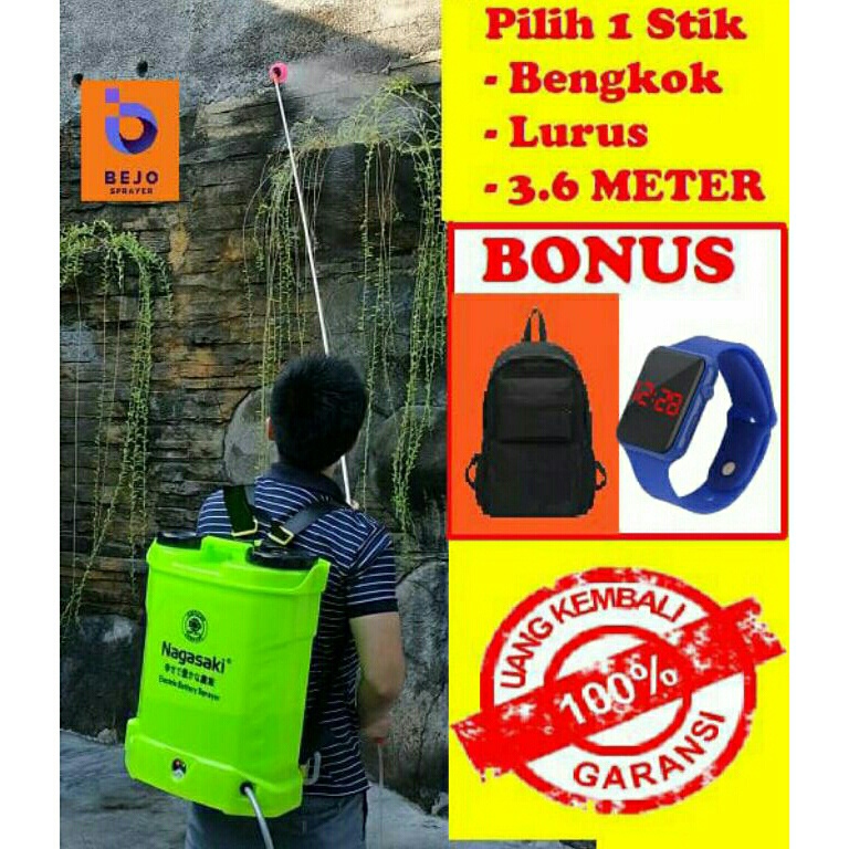 ART A25A 223 PSI 11 NAGASAKI  NAGAWA 16 Liter ISO JEPANG Sprayer Elektrik Tengki Elektrik Alat Sempr