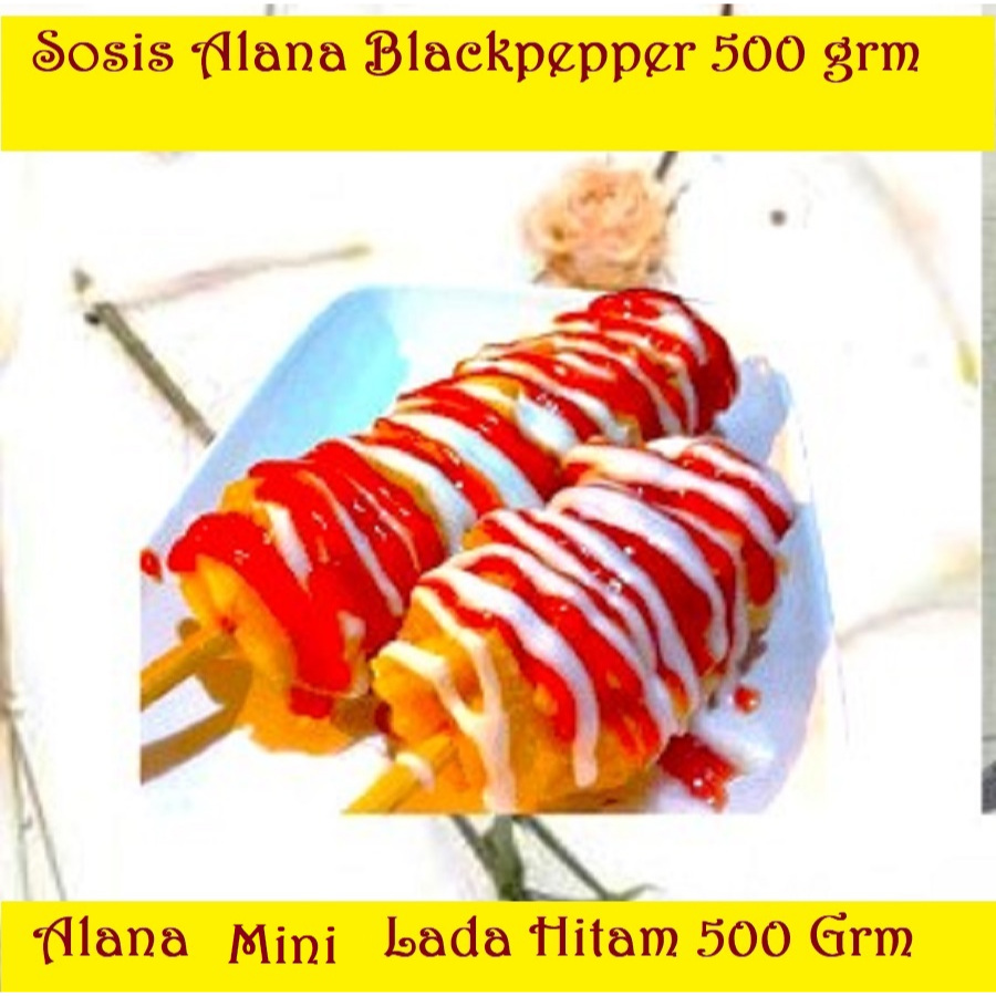 

Sosis Sapi Alana Lada Hitam MINI-500 gr
