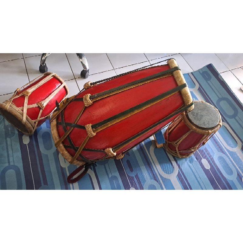kendang jaipong kayu nangka + sarung