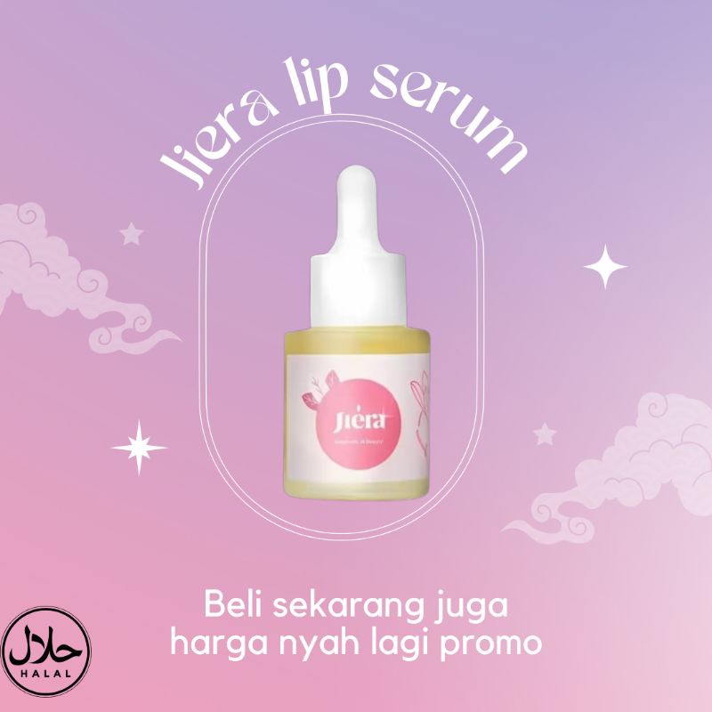 PENCERAH BIBIR DALAM 5 HARI DIJAMIN AMPUH I  JIERA LIP SERUM ORIGINAL | SERUM BIBIR | PELEMBAB BIBIR
