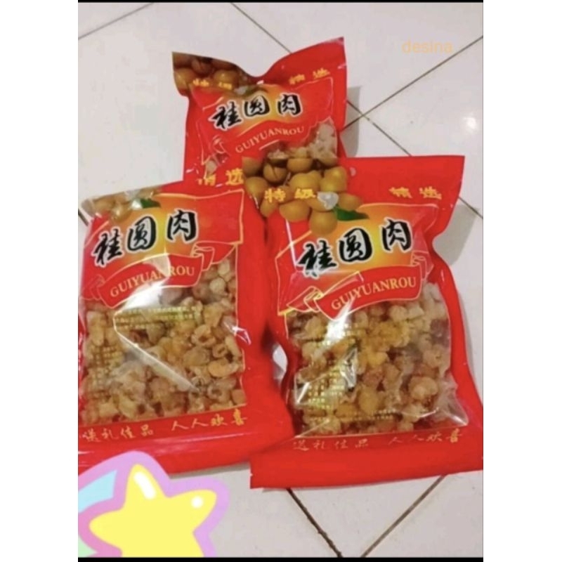 

longan kering lengkeng kering dried longan THAILAND Repack 250 gram