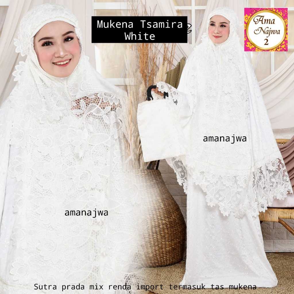 tsamira mukena mukenah rukuh rukoh super jumbo sutra prada mix renda full bordir fullbordir wanita p