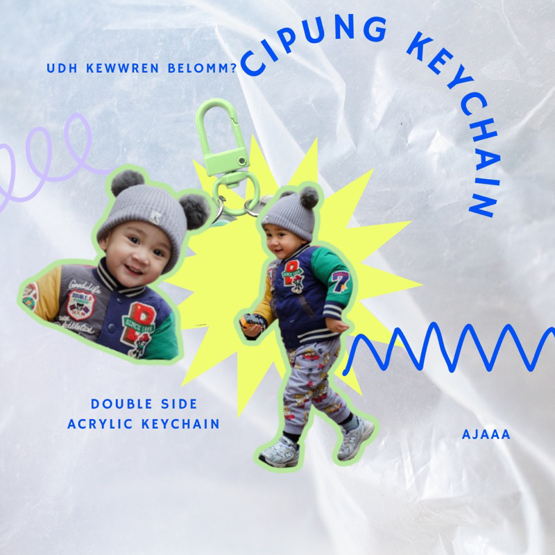 KEYCHAIN CIPUNG LIBURAN