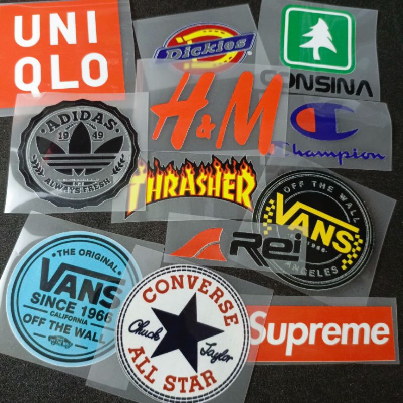 sablon setrika stiker logo kaos baju