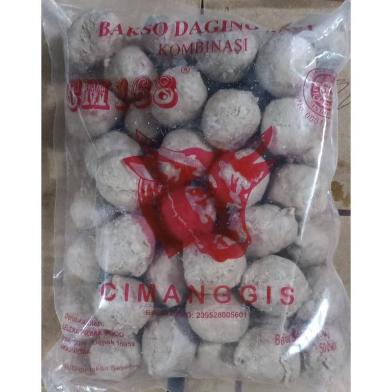 

Bakso Daging Sapi Cimanggis CM 168 isi 10 Butir Baso