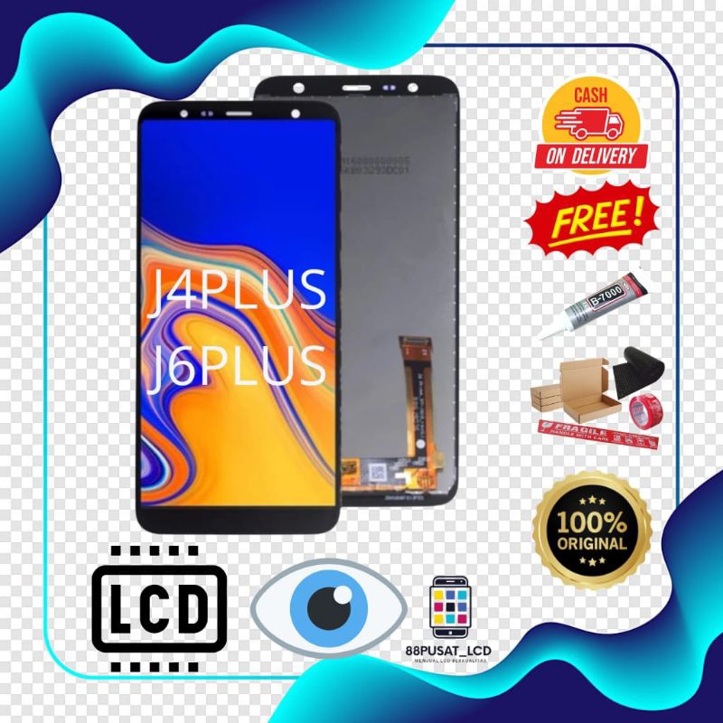 LCD FULLSET SAMSUNG J4PLUS/J4+/J6PLUS/J6+ COMPLETE ORIGINAL TOUCHSCREEN LCD