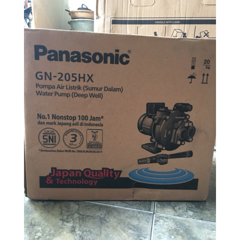 Pompa Air Listrik Sumur Dalam Panasonic GN-205HX - Semi Jet Water Pump