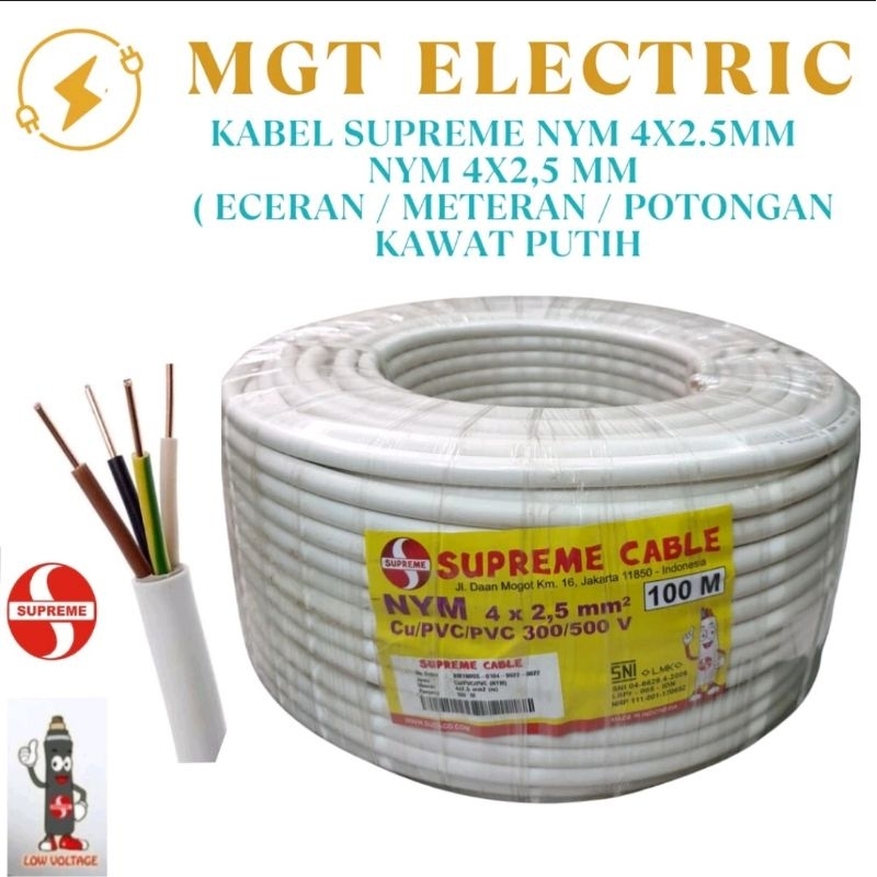 Kabel NYM 4x2.5 Kawat Supreme