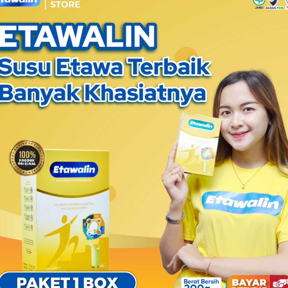 

Ready Stok Etawalin Susu Kambing Atasi Nyeri Sendi Dan Asam Urat Original 1 Box