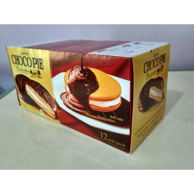 

Lotte Chocopie Marshmallow (1 pack isi 12 pcs)