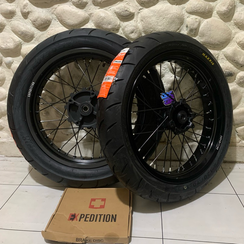 BANSET SUPERMOTO CRF 150 L VELG EXPEDITION