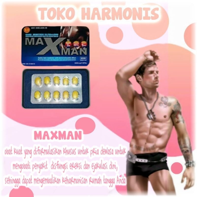 OBAT KUAT PRIA MAXMAN ASLI 100% ORIGINAL PENAMBAH STAMINA PRIA