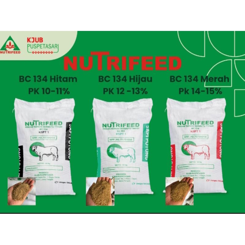 Nutrifeed Hijau pakan konsentrat sapi kambing domba kuda babi