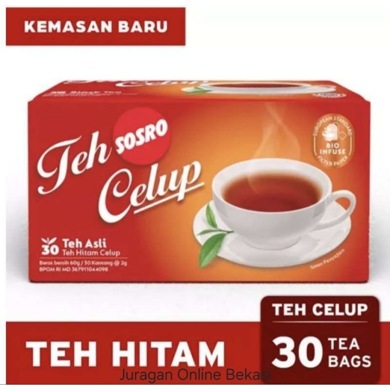 

TEH CELUP SOSRO ISI [30pcs]