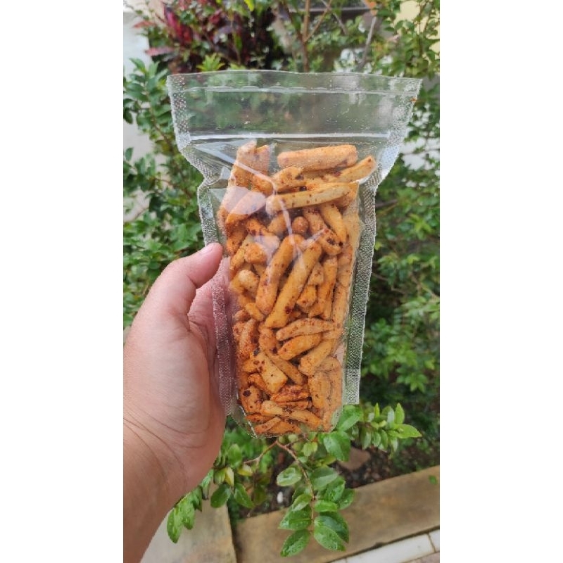 

Basreng Stick Daun Jeruk Pedas 130gr