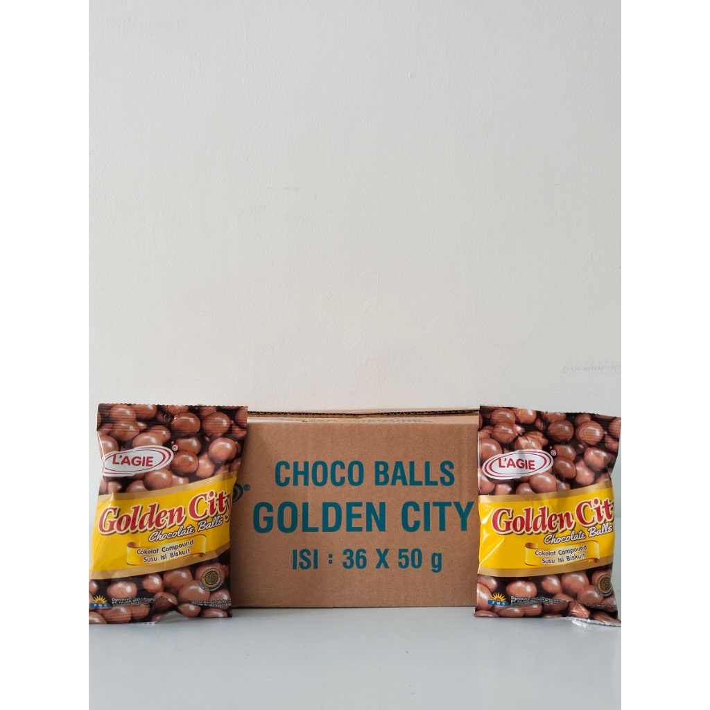 

L'AGIE Chocolate Balls / Golden City 50Gr