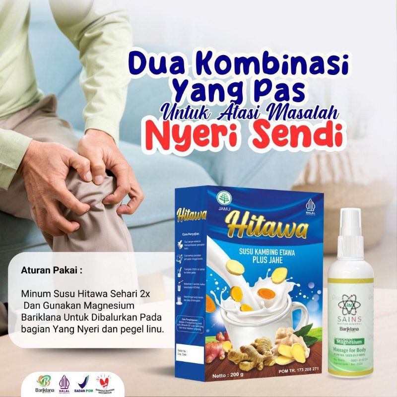 

HITAWA SUSU KAMBING ETAWA PLUS EKSTRAK JAHE MERAH ASLI | SUSU TERAPI TULANG DAN SENDI | SUSU TULANG | SUSU JAHE BUBUK