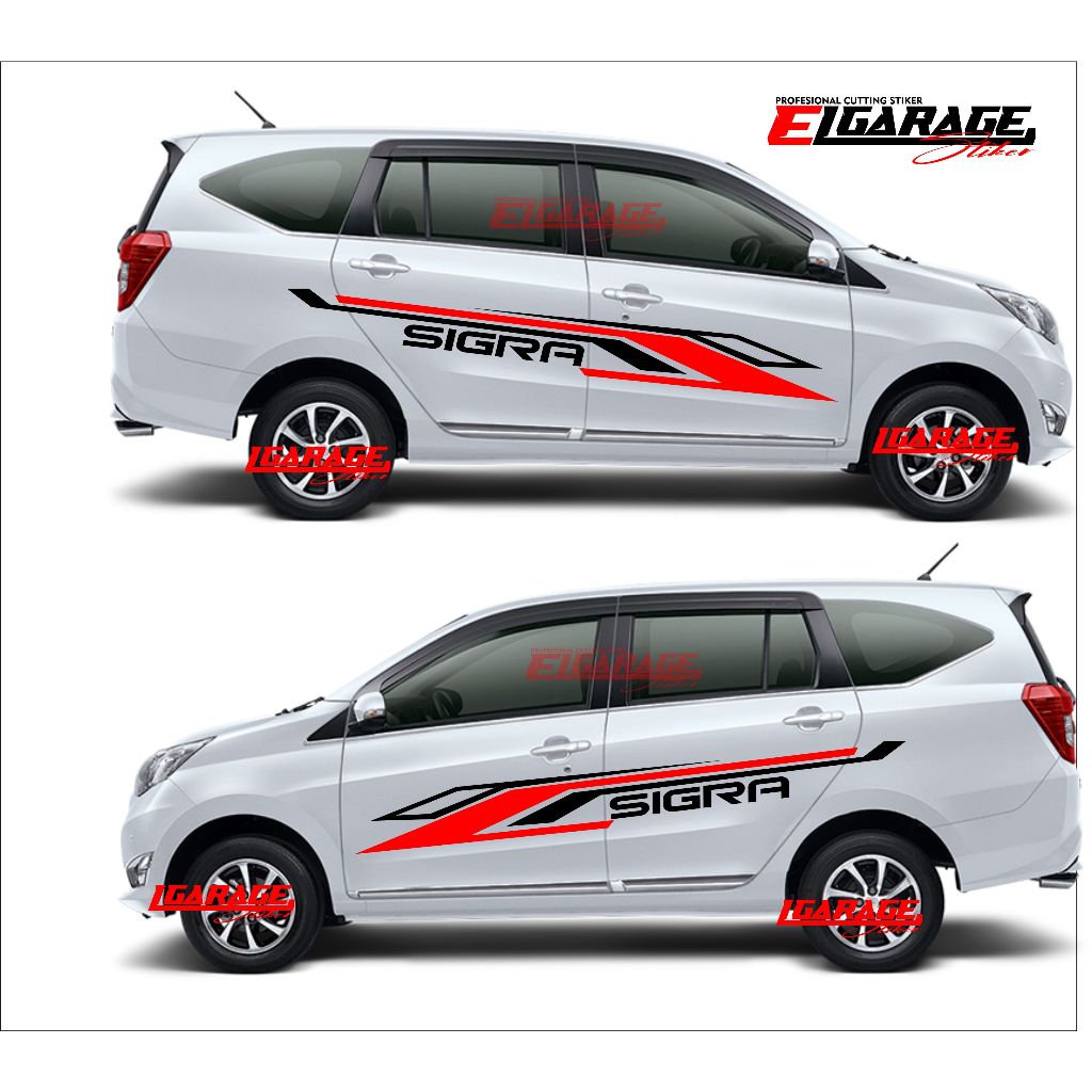 sticker mobil sigra sticker universal mobil sigra sticker variasi moil sigra