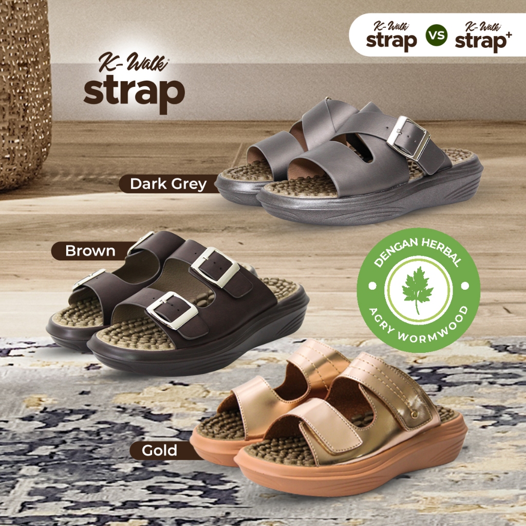Jaco K-Walk Sendal Kesehatan Sendal Terapi Kesehatan Sendal Refleksi Sendal Akupuntur Sendal Rematik Kwalk-6