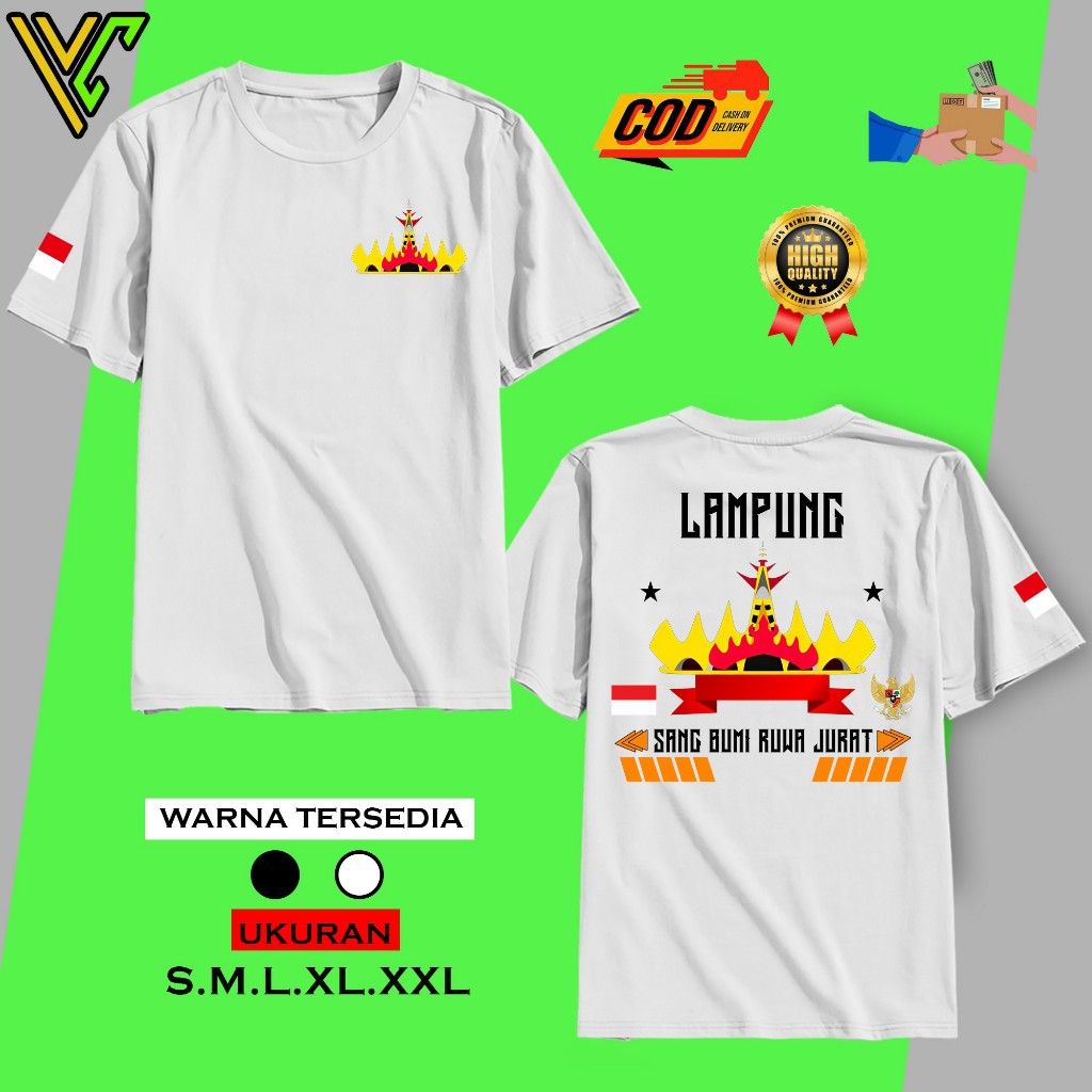 YFC Kaos Siger Lampung kaos viral bisa satuan/lusinan | Kaos Pria | Kaos terbaru 2024 dewasa kaos 30