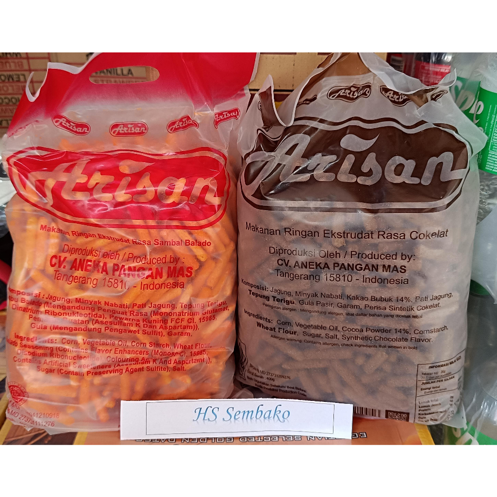 

Arisan Stik Snack Rasa Balado dan Coklat 400 gram