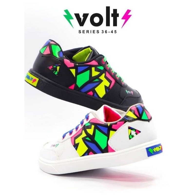 Aerostreet Volt Low Neon - Hitam (LIMITED EDITION)