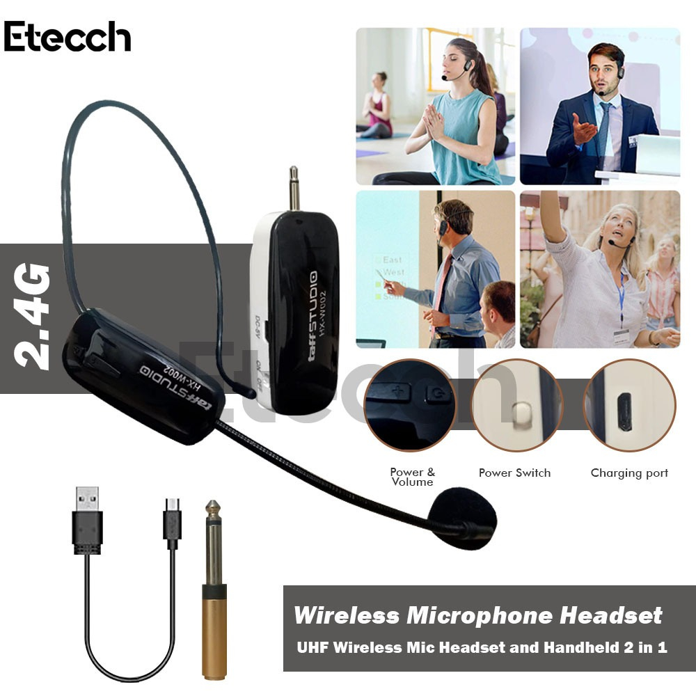 Microphone Clip On Wireless 2.4G Bluetooth Mic Clip On Mic Wireless