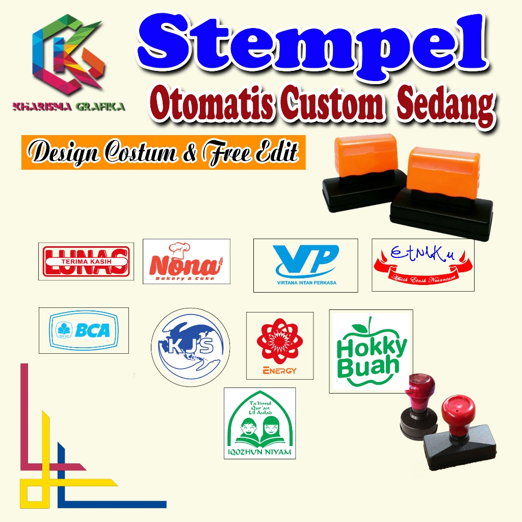 

STEMPEL OTOMATIS UKURAN STANDAR