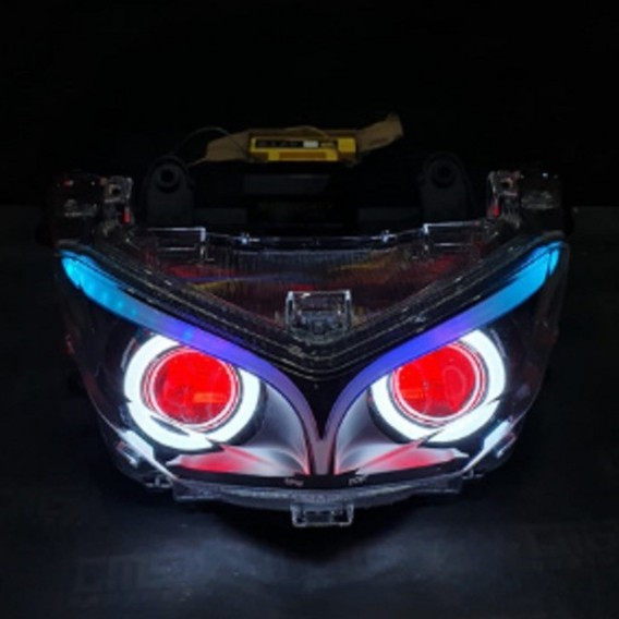 projie led new nmax headlamp reflektor set projector biled DR