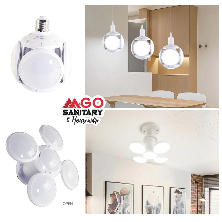 LAMPU LED BOLA LIPAT 25W/LAMPU LED SUPER TERANG