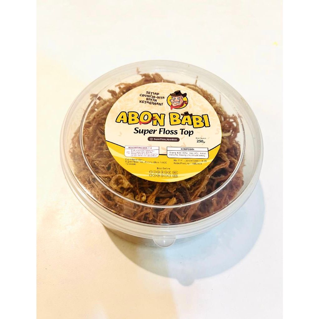 

Non Halal-Abon Babi Super Floss ala Thailand 250gr