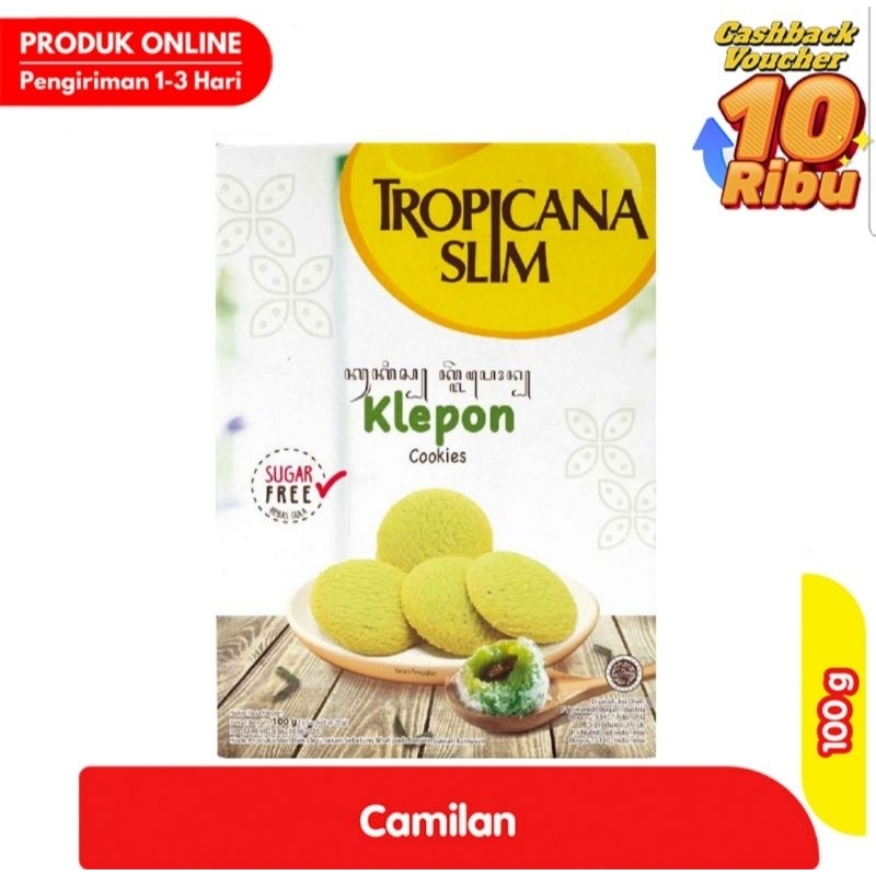 

Tropicana Slim Cookies Klepon 100 g