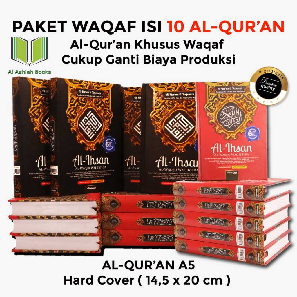 Al Ashlah Alquran Wakaf Isi 10 Terjemahan Latin Per Kata - A5