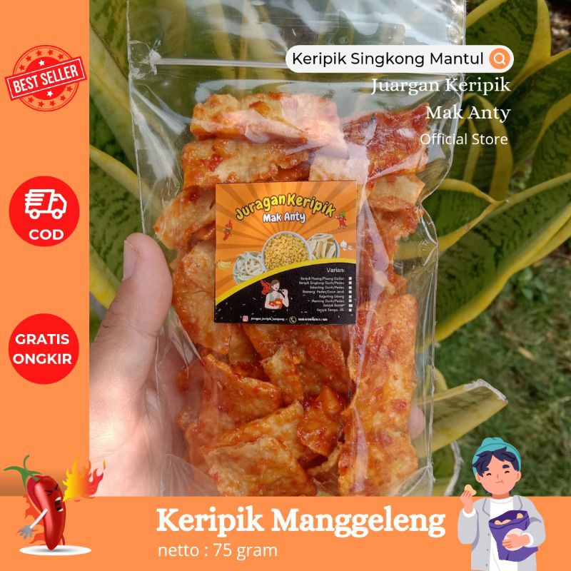 

KERIPIK SINGKONG PEDAS | MANGGLENG | 250 GR | KHAS LAMPUNG
