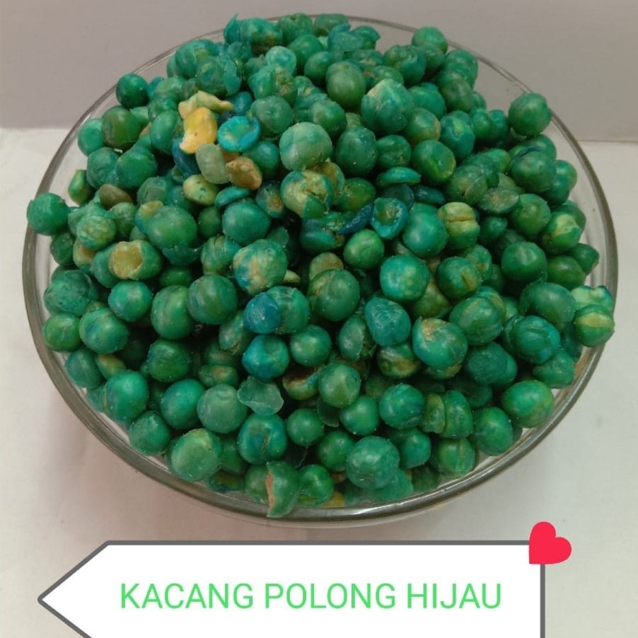 

1 Kg Kacang Polong Hijau Polong Ijo Goreng Asin Gurih Harga Camilan Cemilan Snack Grosir