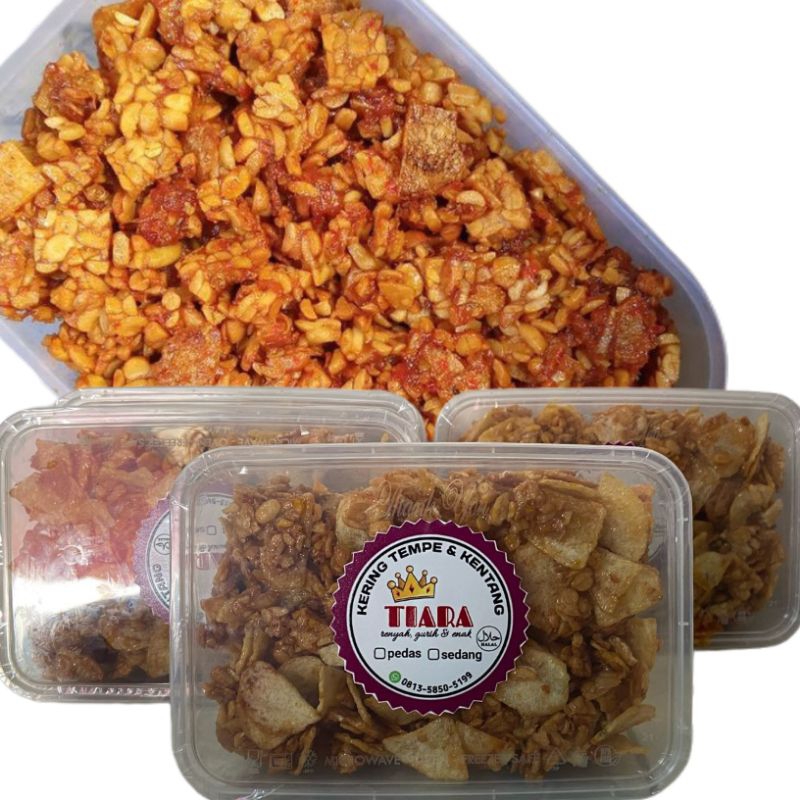 

Kering Tempe Kentang - Kering Tempe Orek - Kering Tempe Murah Meriah Enak isi 200gr