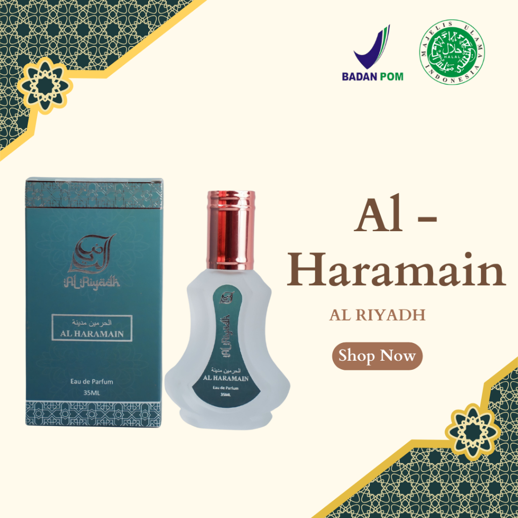 Parfum Al Riyadh Al Haramain | Al Haramain | Parfum Arabian | Parfum EDP | Parfum Tahan Lama | 35 ML
