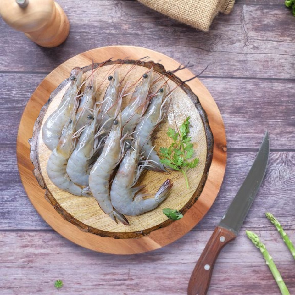 

UDANG VANAME SEGAR II UDANG FRESH SEGAR II UDANG SIZE 51 - 70 II UDANG SEGAR 250 GRAM